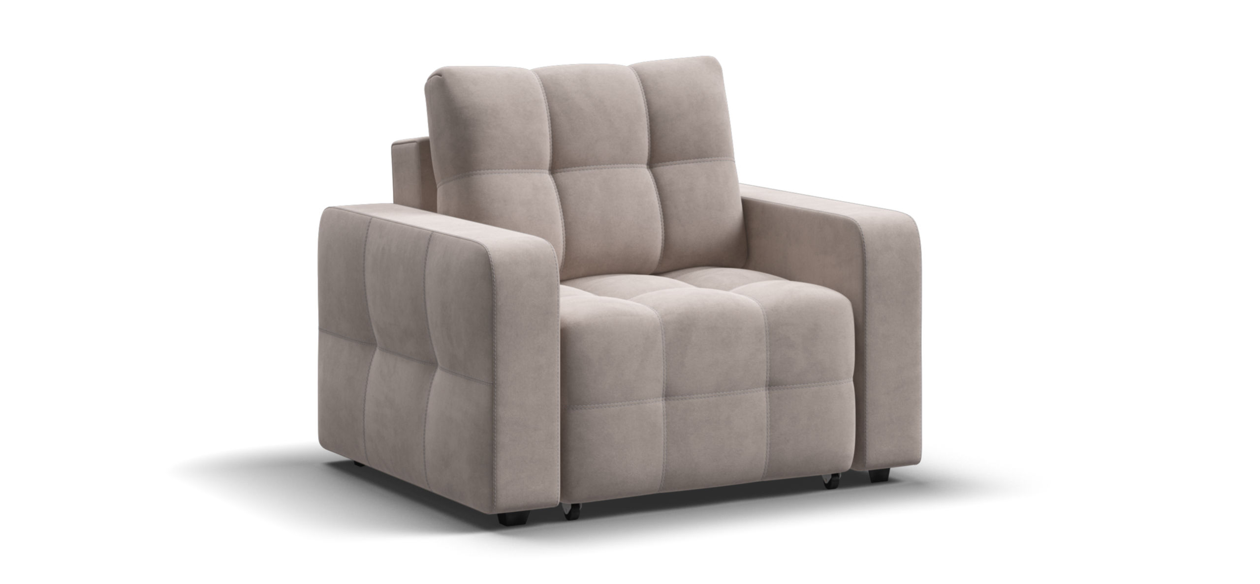 Денди кресло-кровать велюр Монолит латте
Денди кресло-кровать велюр Монолит латте