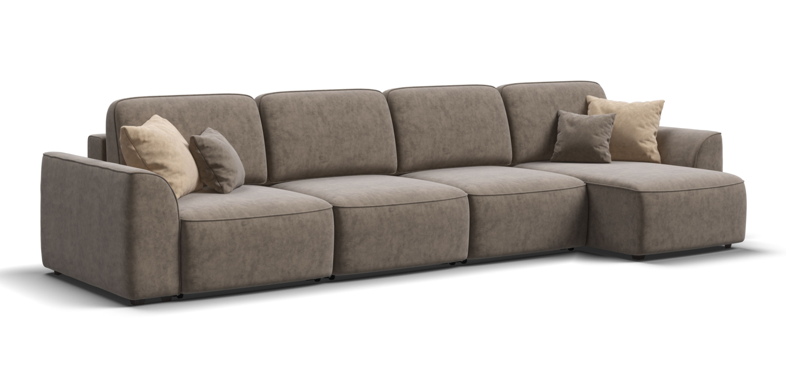 Угловой диван Кинг Модуль Макс велюр Роял тауп
Угловой диван Кинг Модуль Макс велюр Роял тауп