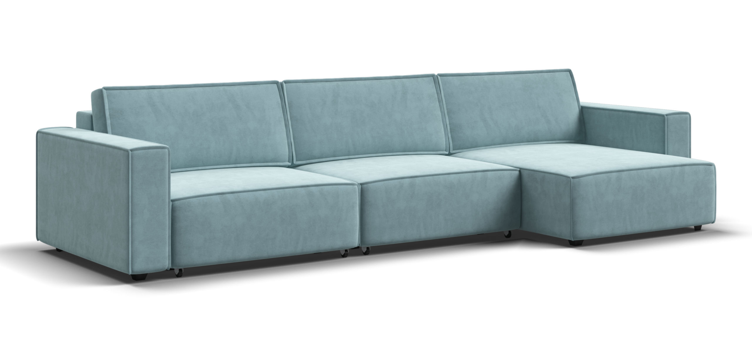 Угловой диван Босс Софт Модуль Макс велюр Монолит аква
Угловой диван Босс Софт Модуль Макс велюр Монолит аква