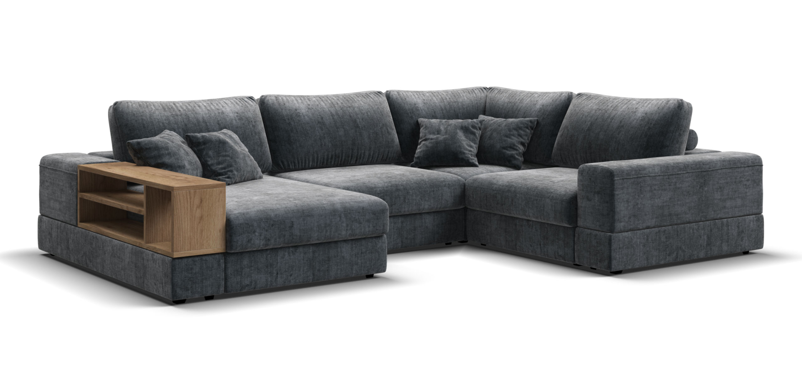 П-образный диван-кровать Босс Модуль Шенилл Глосс карбон
П-образный диван-кровать Босс Модуль Шенилл Глосс карбон