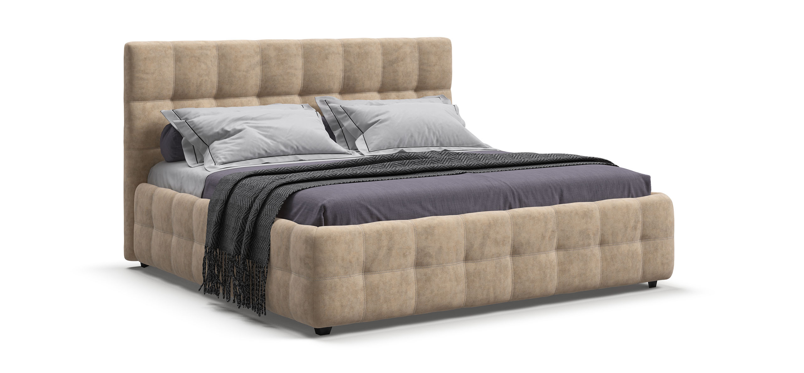 Босс Кровать+ПМ 180*200 велюр Роял шампань
Босс Кровать+ПМ 180*200 велюр Роял шампань