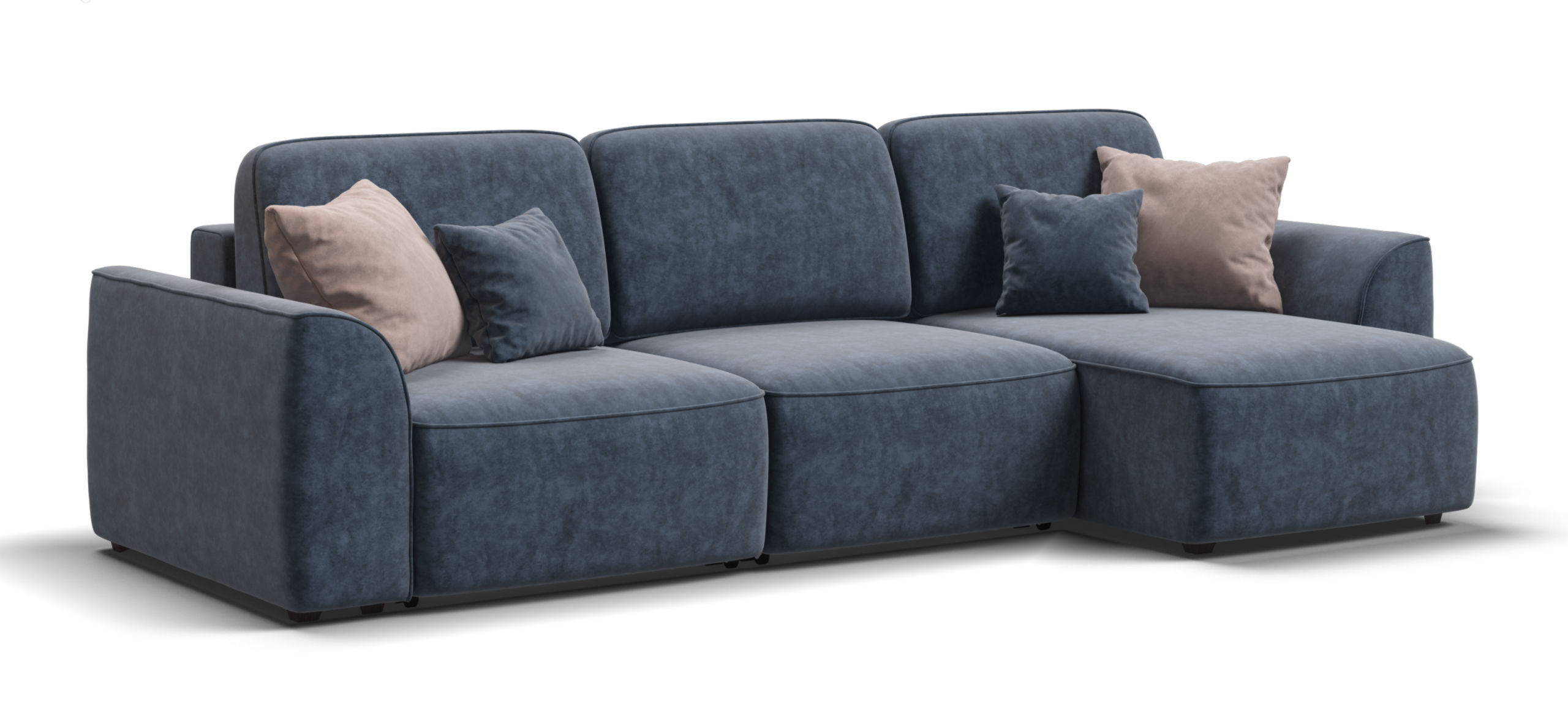 Угловой диван Кинг велюр Роял синий
Угловой диван Кинг велюр Роял синий