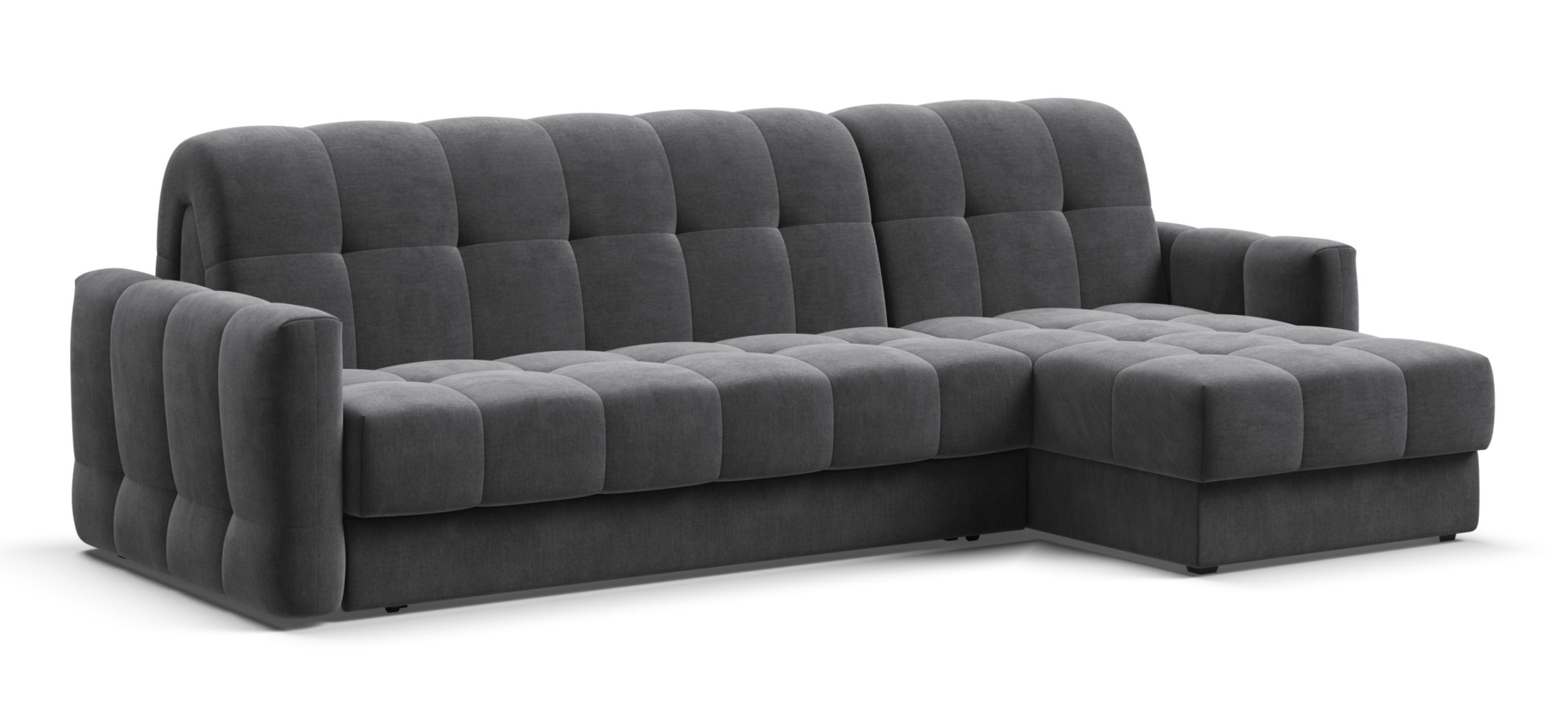 Угловой диван Босс Слип 160 велюр Монолит серый
Угловой диван Босс Слип 160 велюр Монолит серый