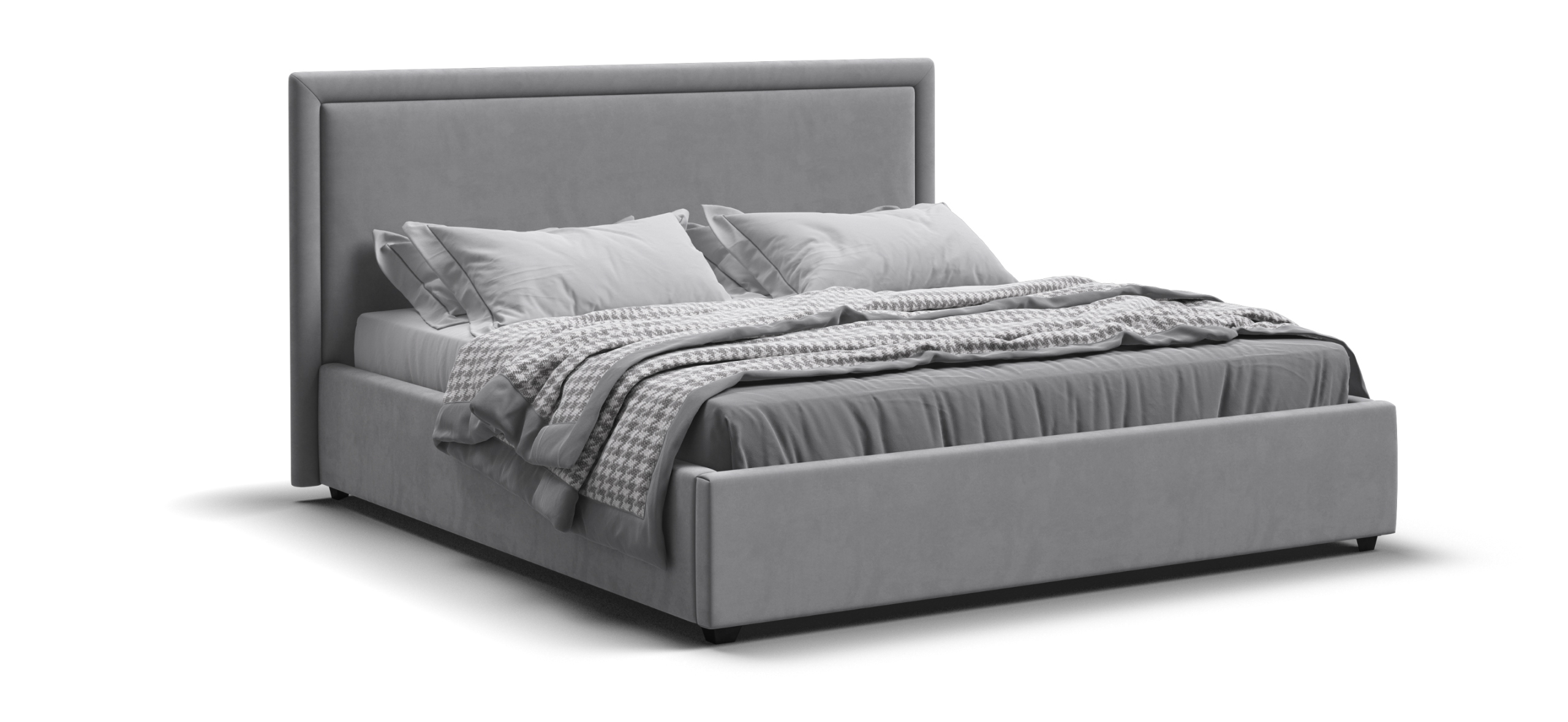 Фрея Кровать+ПМ 160*200 велюр Монолит сталь
Фрея Кровать+ПМ 160*200 велюр Монолит сталь