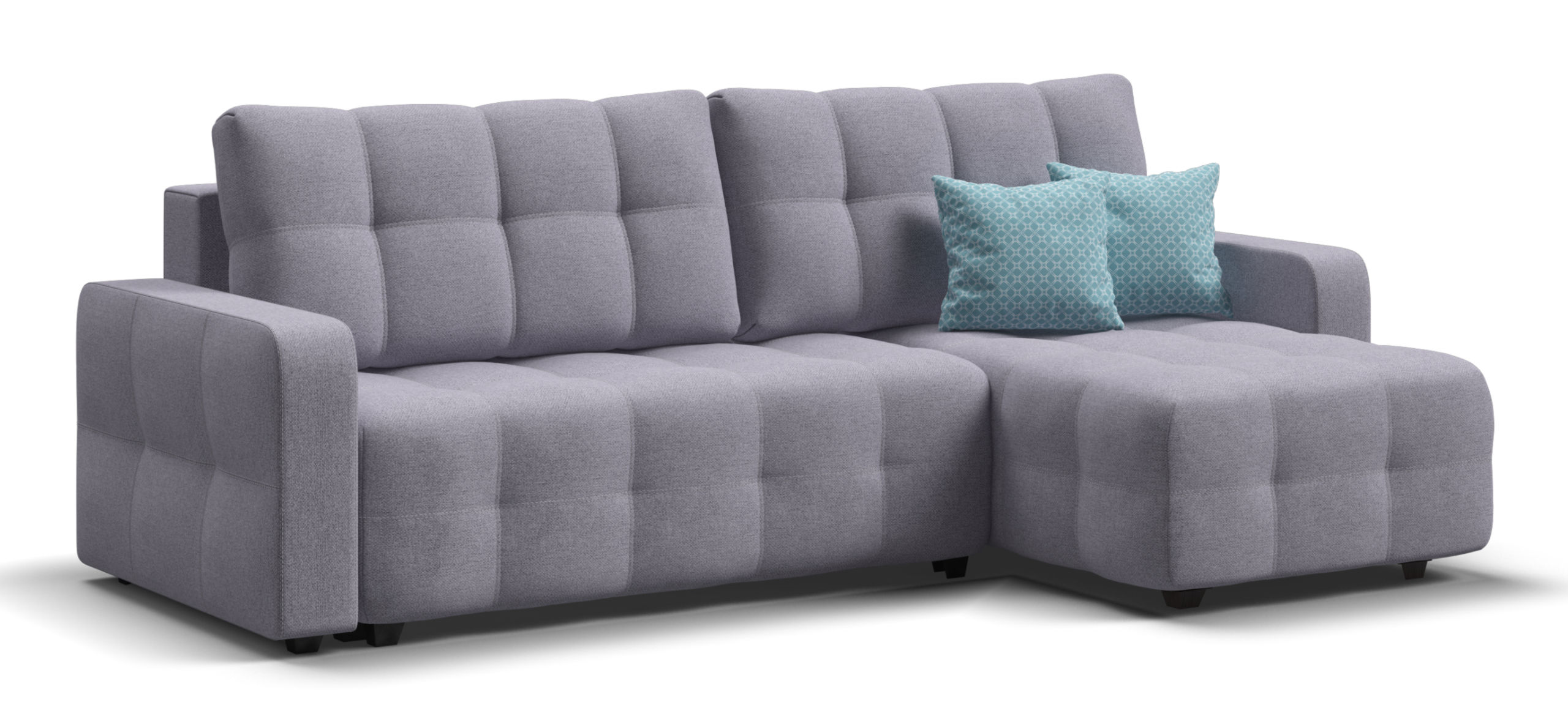 Угловой диван Денди Рогожка Мальмо платина
Угловой диван Денди Рогожка Мальмо платина