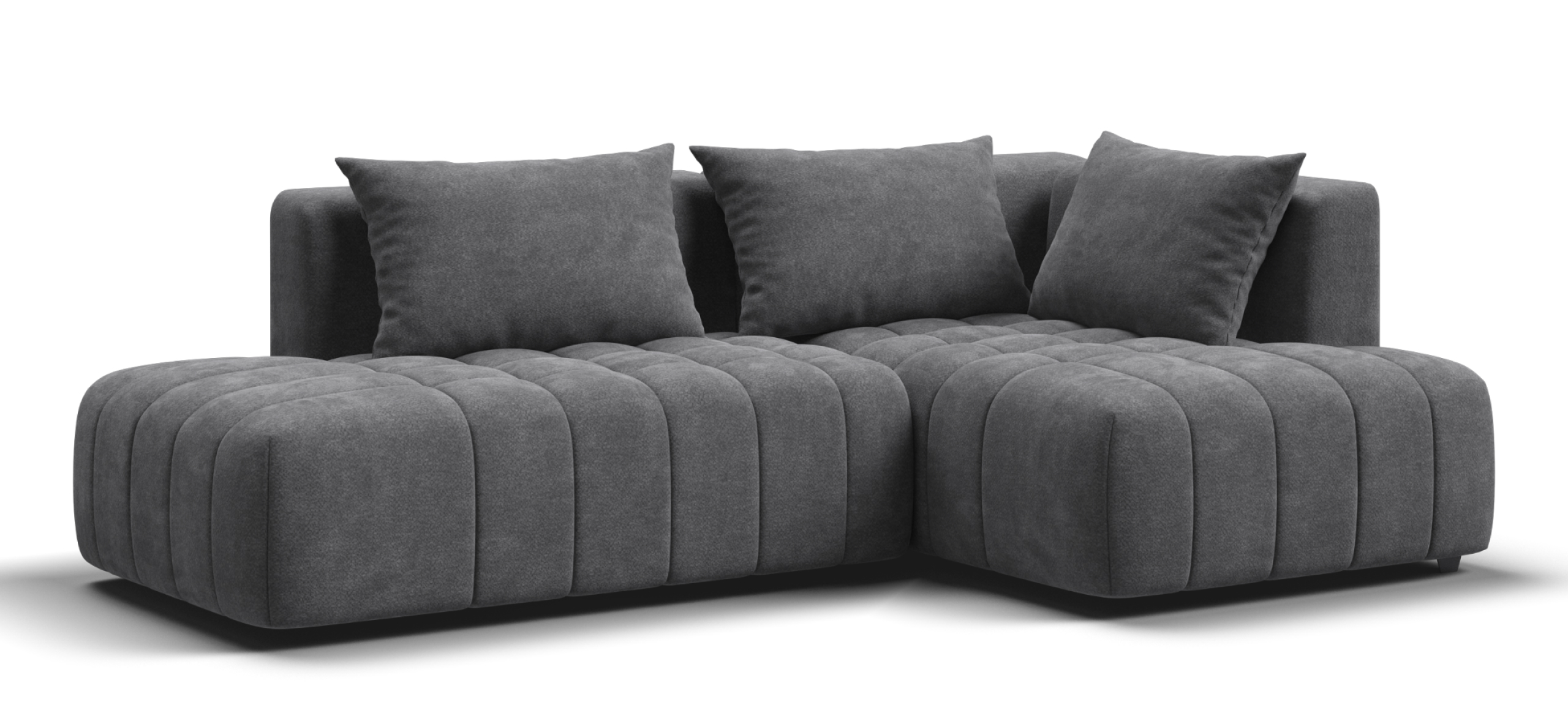 Угловой диван правый Босс Твин Шенилл Клауд графит
Угловой диван правый Босс Твин Шенилл Клауд графит