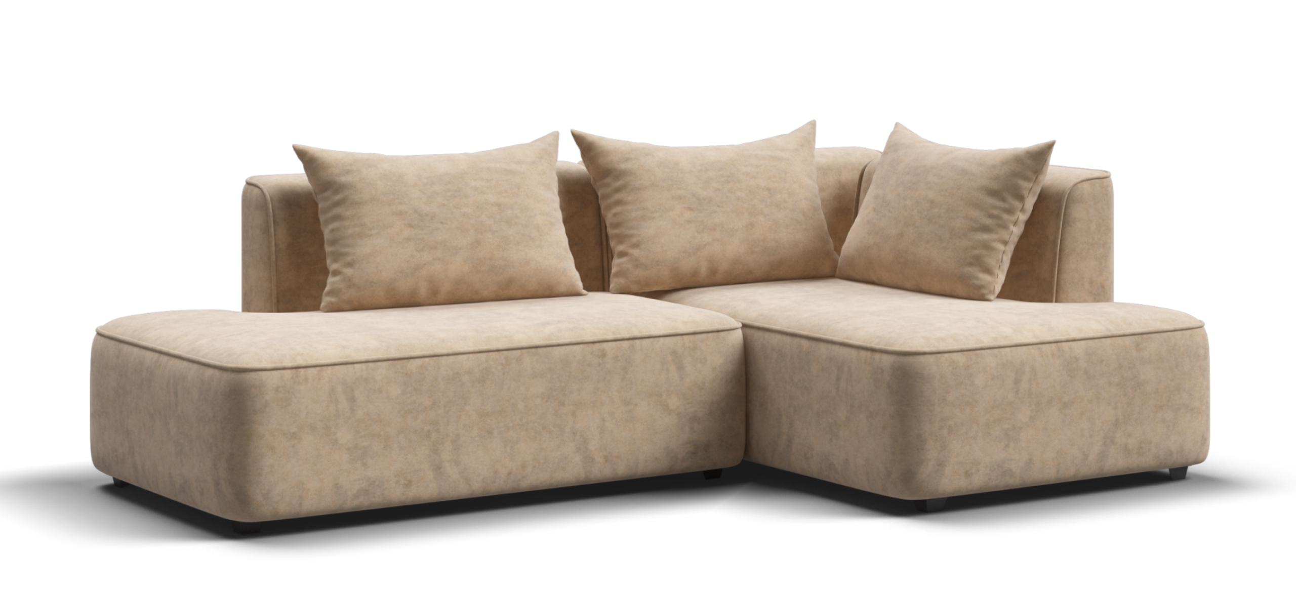 Угловой диван правый Кинг Твин велюр Роял шампань
Угловой диван правый Кинг Твин велюр Роял шампань