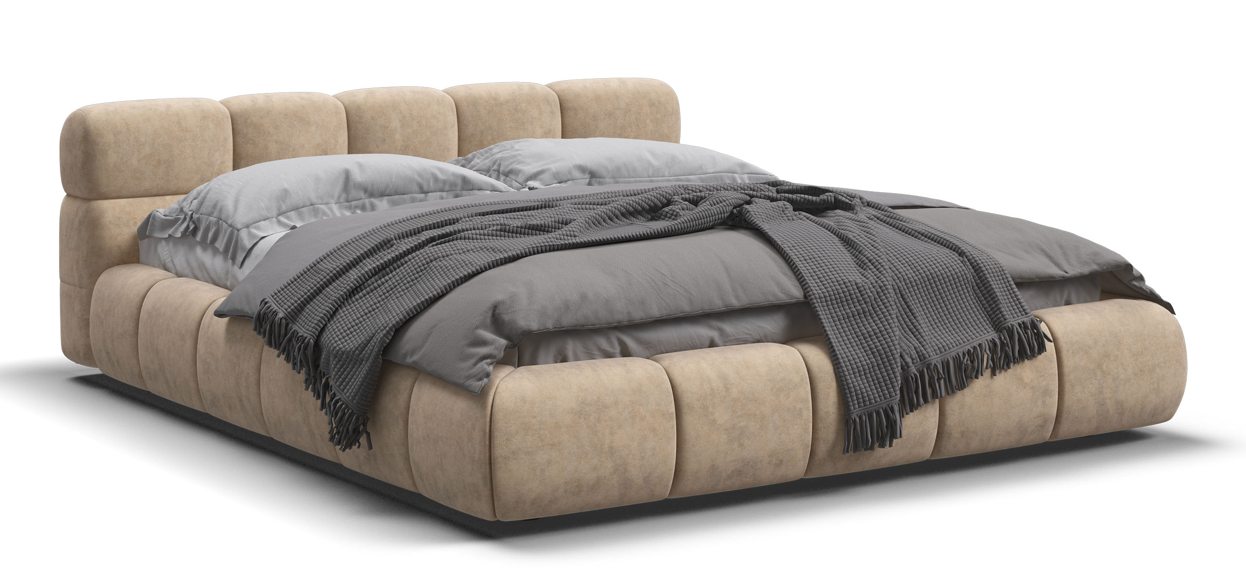 Босс Дрим Кровать+ПМ 160*200 велюр Роял шампань
Босс Дрим Кровать+ПМ 160*200 велюр Роял шампань