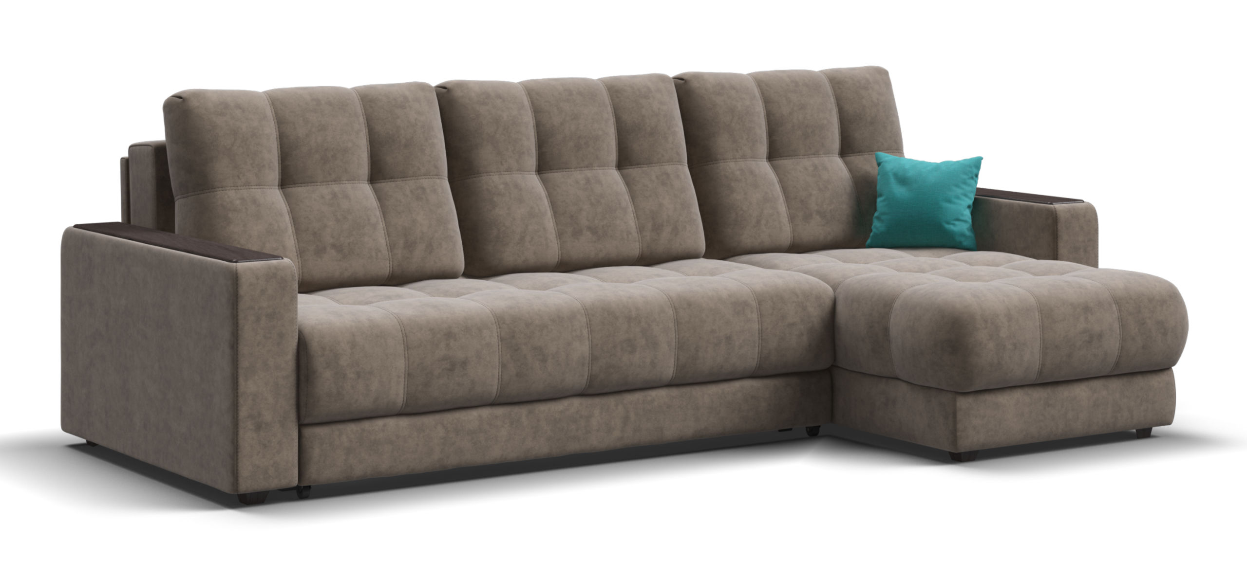 Угловой диван Босс Классик велюр Роял тауп
Угловой диван Босс Классик велюр Роял тауп