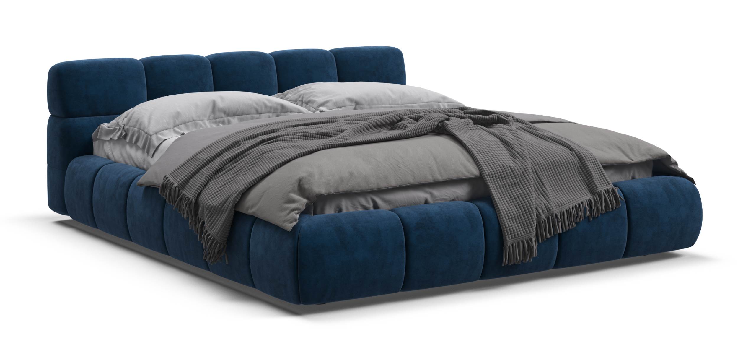 Босс Дрим Кровать+ПМ 160*200 велюр Монолит синий
Босс Дрим Кровать+ПМ 160*200 велюр Монолит синий