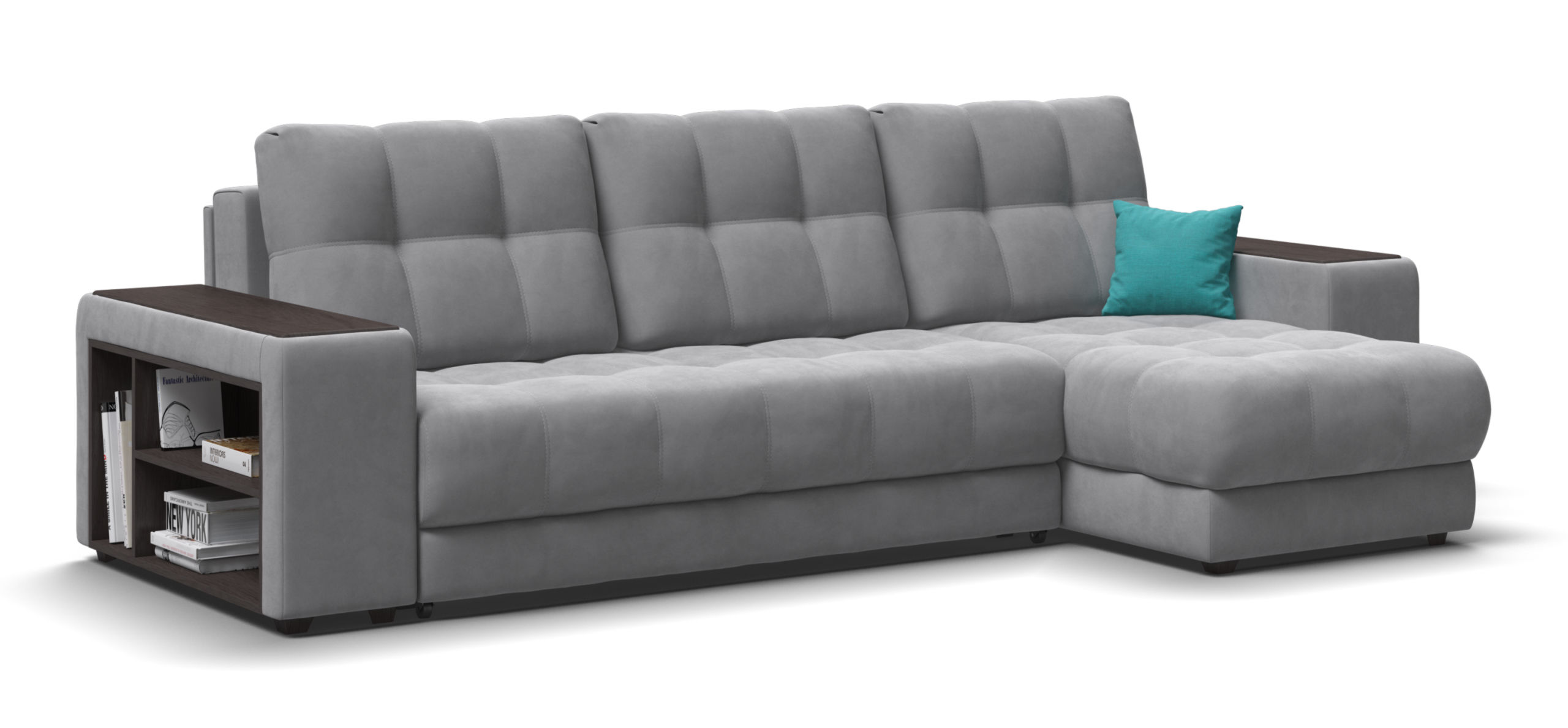 Угловой диван Босс ХЛ велюр Монолит сталь
Угловой диван Босс ХЛ велюр Монолит сталь