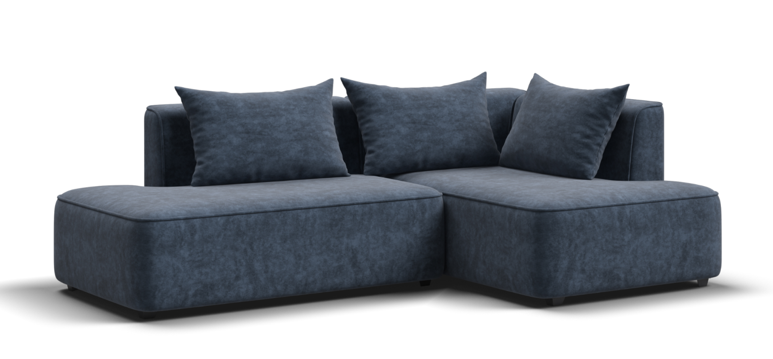 Угловой диван правый Кинг Твин велюр Роял синий
Угловой диван правый Кинг Твин велюр Роял синий