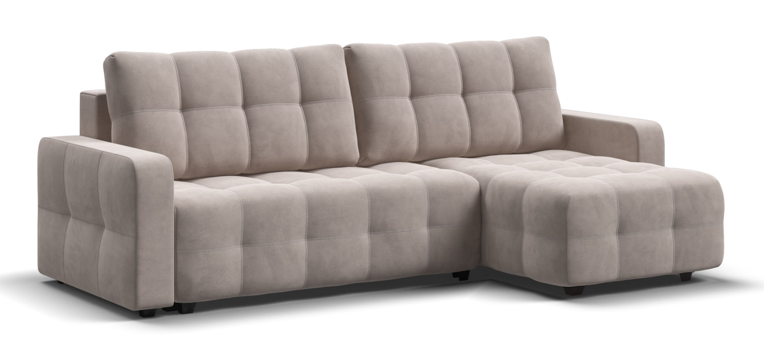 Угловой диван Денди велюр Монолит латте
Угловой диван Денди велюр Монолит латте