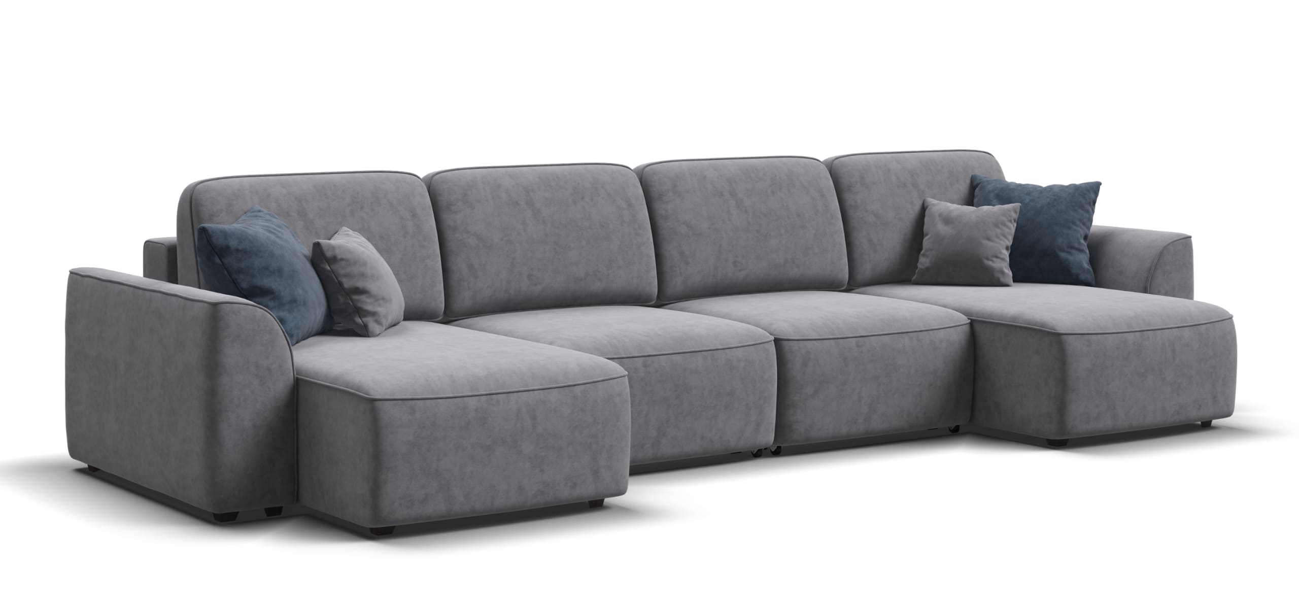 П-образный диван Кинг Модуль велюр Роял агат
П-образный диван Кинг Модуль велюр Роял агат