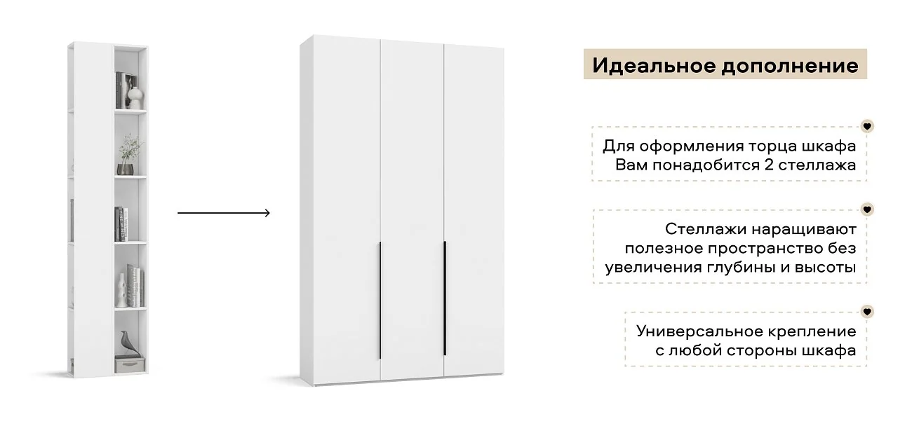 Стеллаж 236 Белый