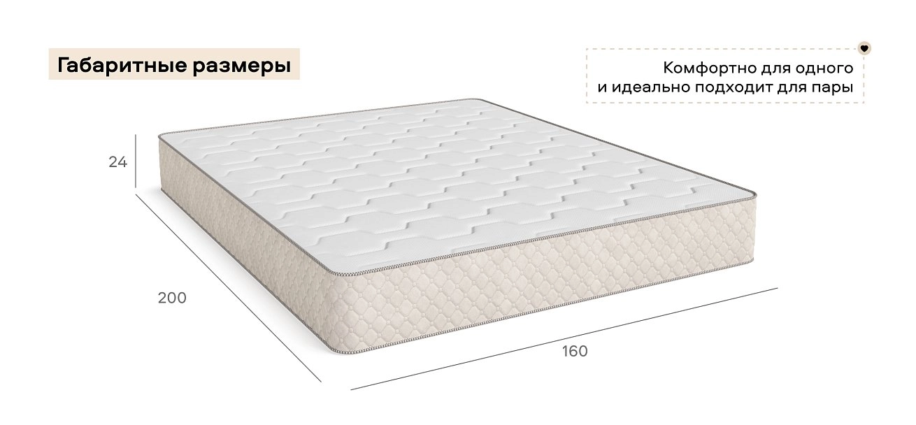 Босс Сеньор - матрас 160*200