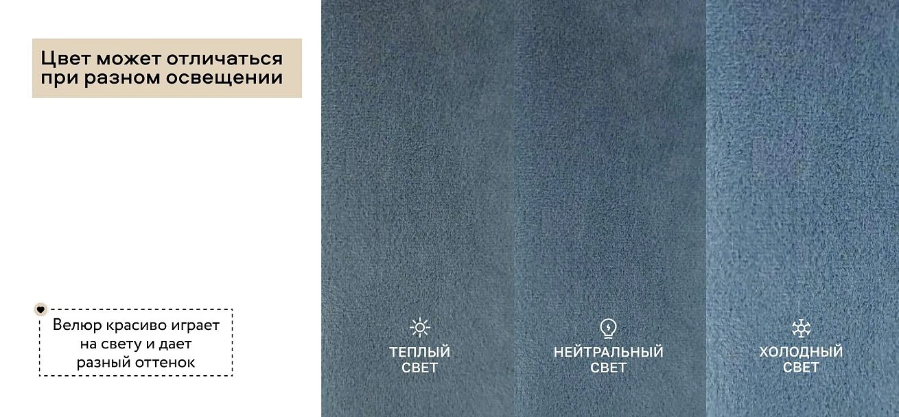 Диван Босс Овал Велюр Роял синий