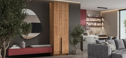 Антресоль 80 2Д Орех Селект 2