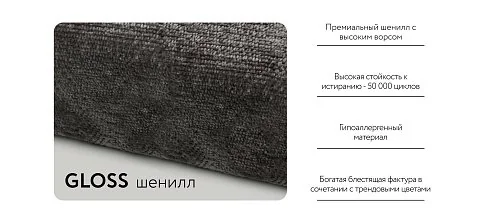 Босс Модуль спальное место Шенилл Глосс карбон 3