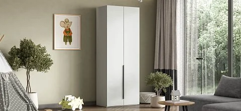 Босс Стандарт 90*236 шкаф распашной 2Д+ящики Белый 2