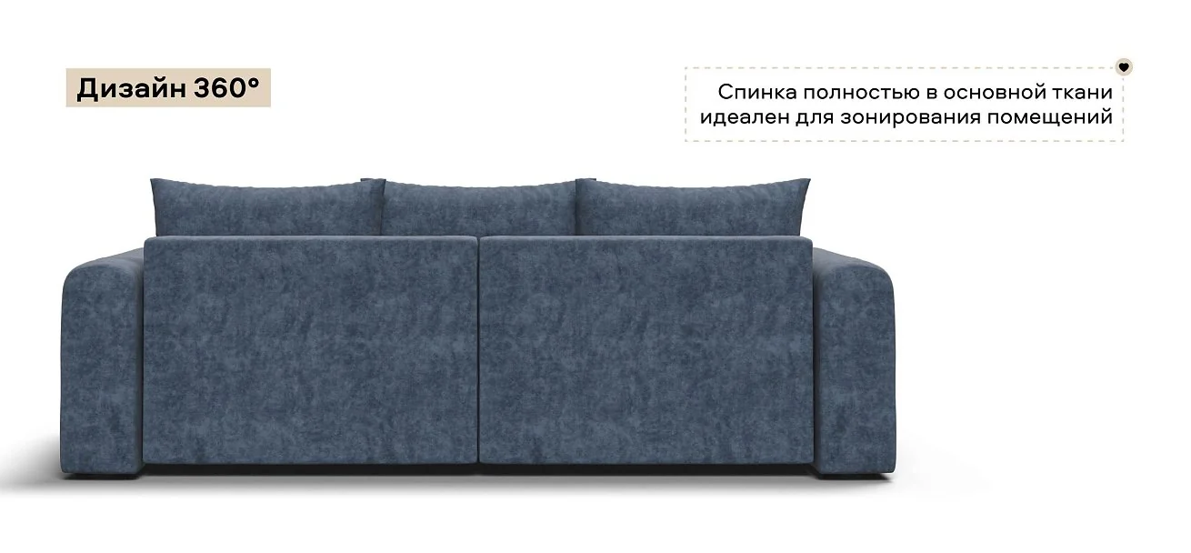 Модульный диван Ричмонд Модуль велюр Роял синий