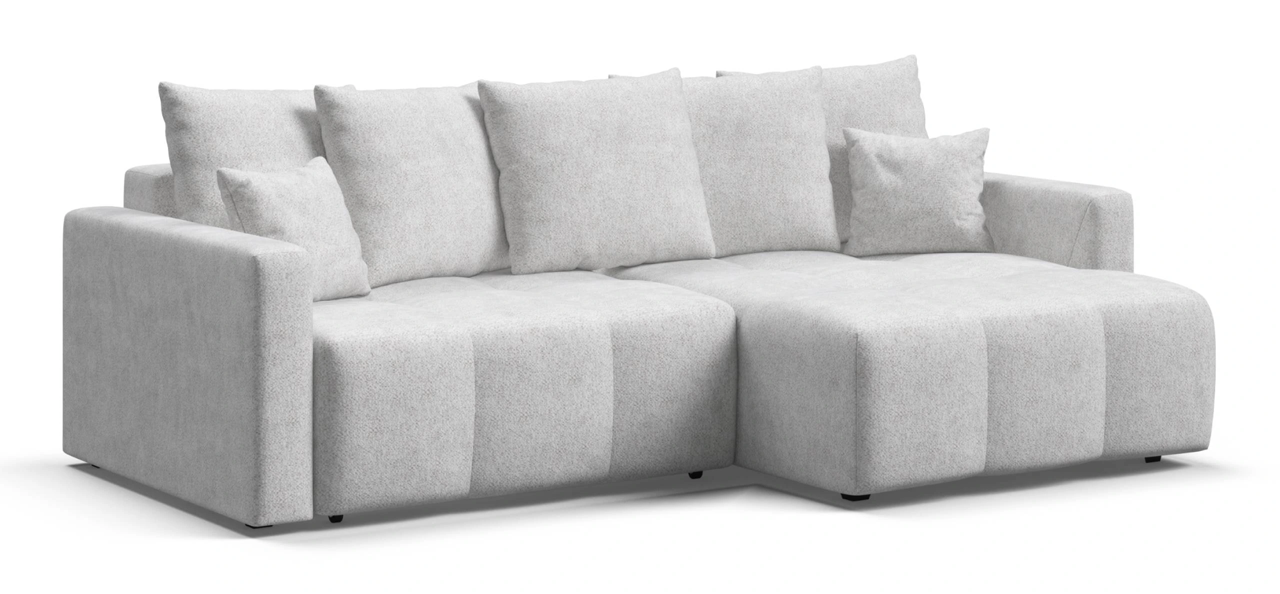 

Угловой диван Босс Тренд Шенилл Клауд крем, Милк