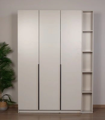 Рим 120 шкаф распашной 3Д+ящики 01 Белый