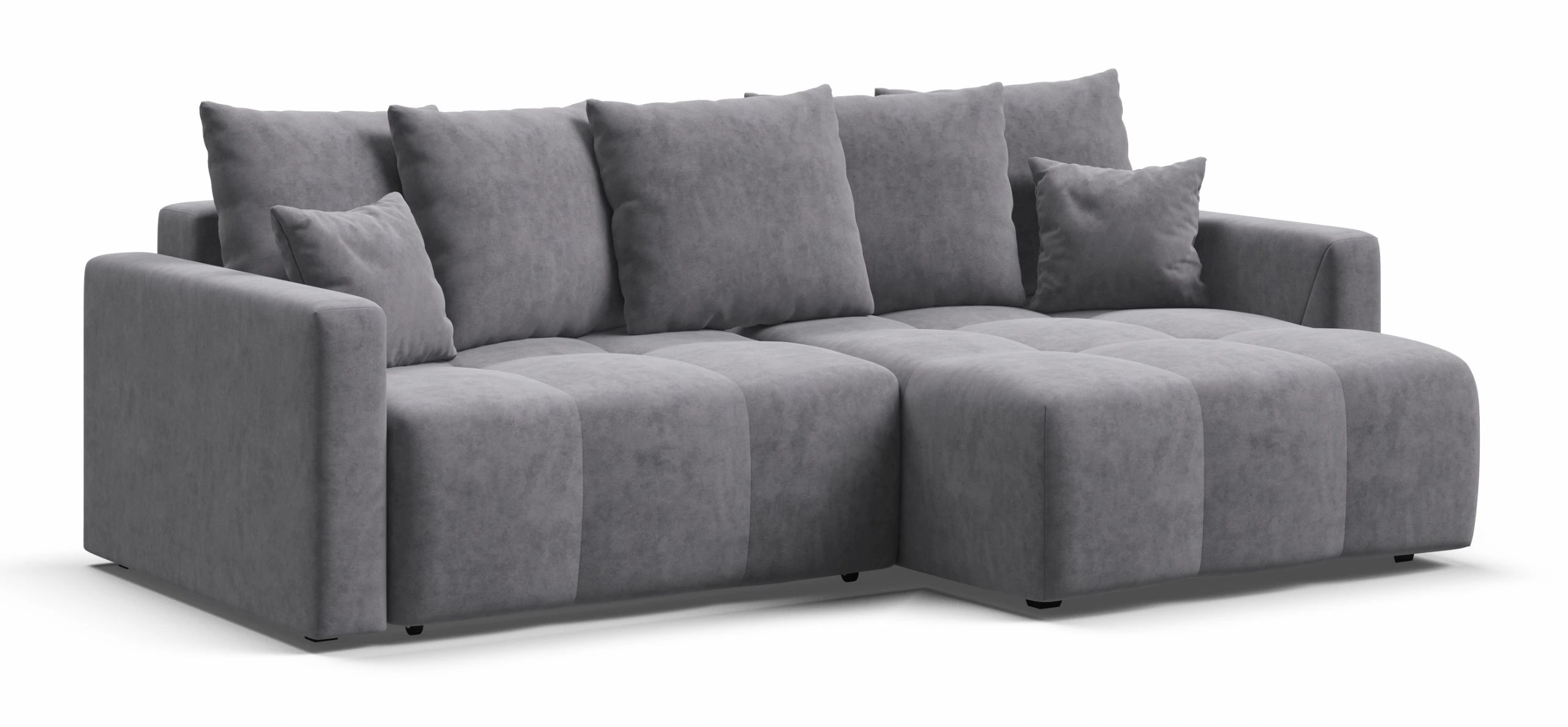 

Угловой диван Босс Тренд велюр Роял агат