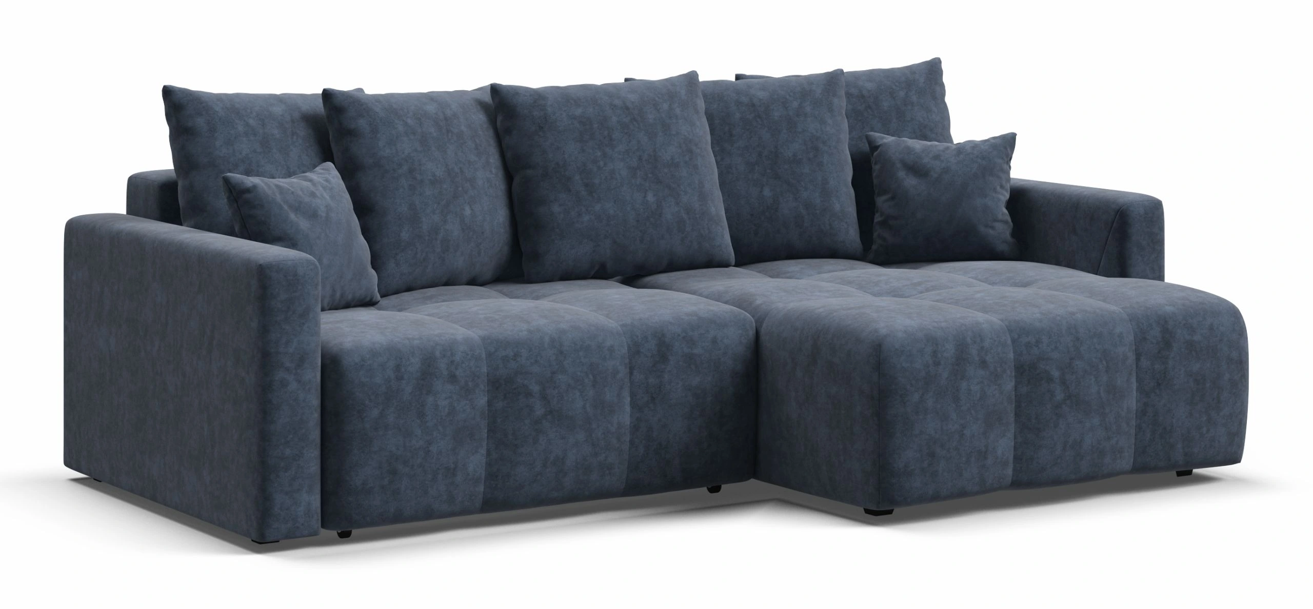 

Угловой диван Босс Тренд велюр Роял синий