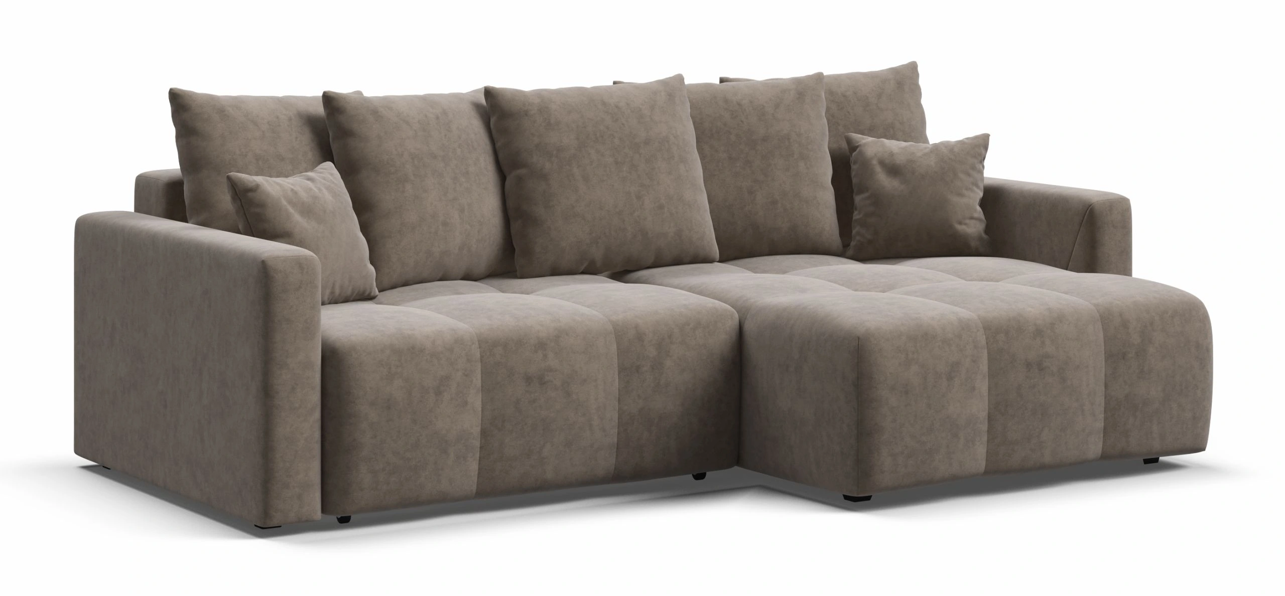 

Угловой диван Босс Тренд велюр Роял тауп