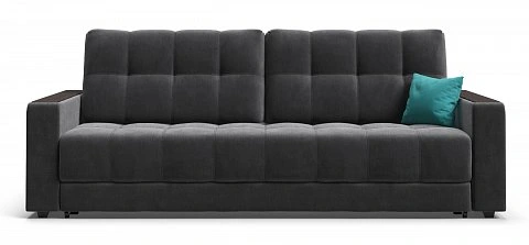 Диван Босс велюр Монолит серый 1