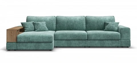 Угловой диван-кровать Босс Модуль ХЛ Шенилл Глосс минт 2