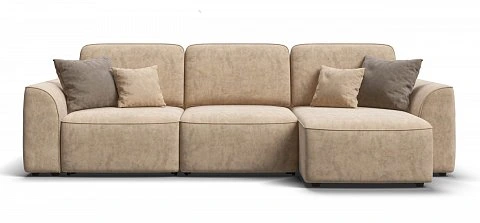 Угловой диван Кинг велюр Роял шампань 1