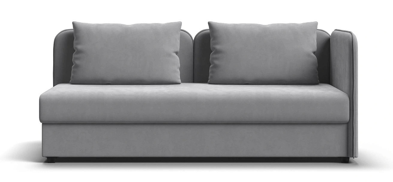 Тахта Ирис велюр Монолит сталь