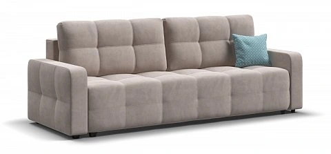 Диван Денди велюр Монолит латте