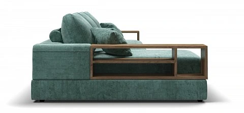 Угловой диван-кровать Босс Модуль ХЛ Шенилл Глосс минт 3