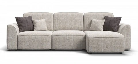 Угловой диван Кинг Шенилл Смарт кварц 1