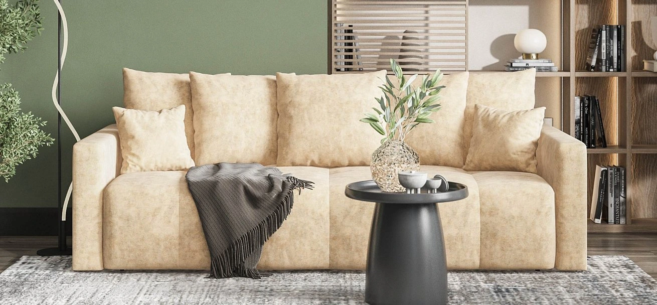 Диван Босс Тренд велюр Роял шампань