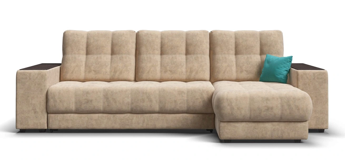 Угловой диван Босс ХЛ велюр Роял шампань