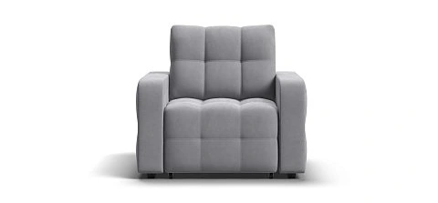 Денди кресло-кровать велюр Монолит сталь 1