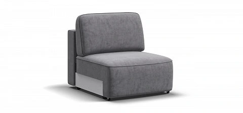 Кинг Модуль спальное место велюр Роял агат