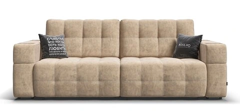 Диван Босс ХО велюр Роял шампань / Снежная Сонома 1