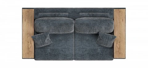 Диван-кровать Босс Модуль Шенилл Глосс карбон 3