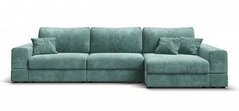 Угловой диван-кровать Босс Модуль ХЛ Шенилл Глосс минт 2