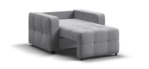 Денди кресло-кровать велюр Монолит сталь 3