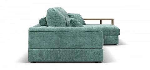 Угловой диван-кровать Босс Модуль ХЛ Шенилл Глосс минт 3