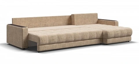 Угловой диван Босс Макс велюр Роял шампань 3