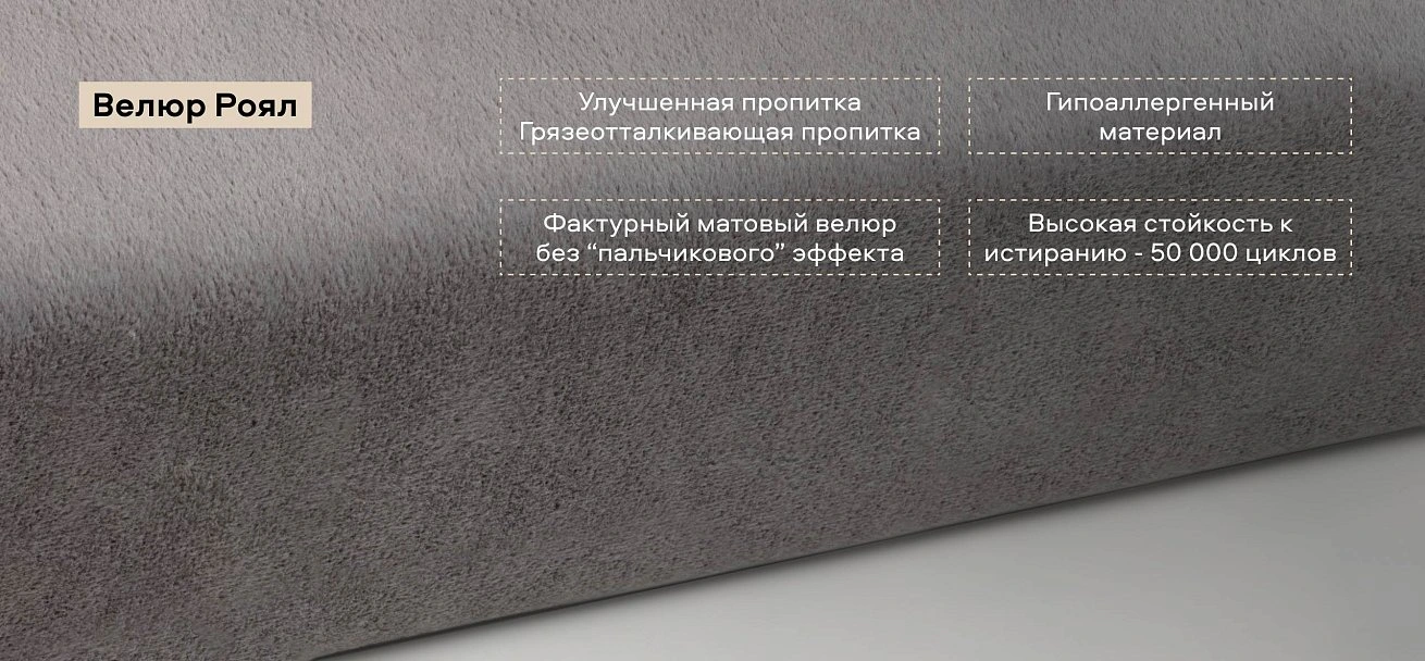 Босс Кровать+ПМ 160*200 велюр Роял агат