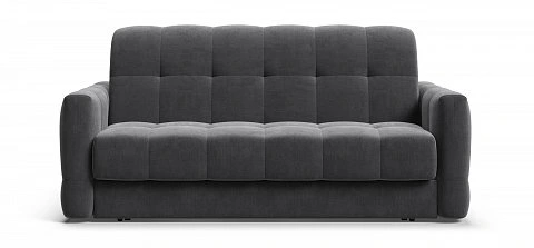 Диван Босс Слип 160 велюр Монолит серый 1