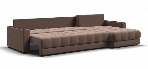 Угловой диван Босс Макс велюр Монолит мокко 3